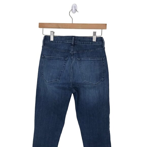 3X1 NYC  High Waisted 5 Pocket Zip Up Raw Hem Jeans Size 24 - Picture 8 of 10